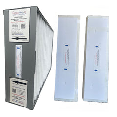 Clean Comfort AMP-M1-1056 Reusable Filter Frame Kit - Size : 15 3/8" x 25 1/2" x 5 1/4" - Includes Lifetime Reusable Frame MODEL # RFFS 816 and 3 Replacement Filters PART # PP-816 MERV 11. Made By FurnaceFilters.Ca