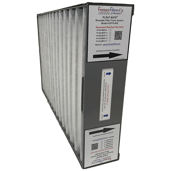 Lennox X6670 16x25x5 Reusable Filter Frame Kit Alberta.FurnaceFilters.Ca