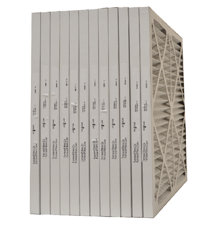 20x25x1 Furnace Filter MERV 11 Pleated Filters. Case of 12