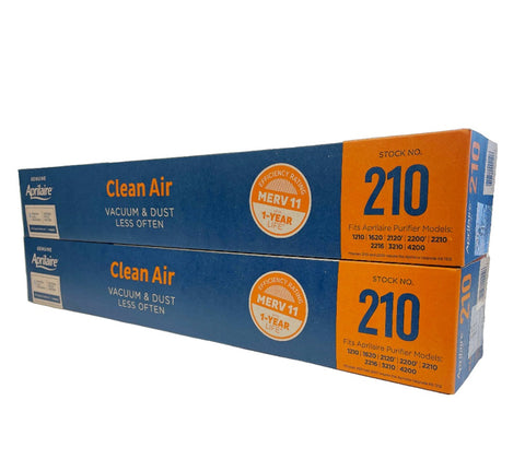 Aprilaire 210 Furnace Filter MERV 11 Replacement Filter. Package of 2
