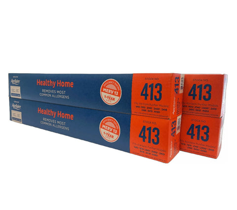Aprilaire 413 Furnace Filter MERV 13 Replacement Media. Package of 4