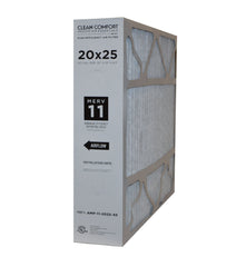 Clean Comfort Part # AMP-11-2025-45. 20x25 MERV 11 Actual Size Written on Filter 20" x 25" x 4.5" Actual Measured Size 19.68" x 24.68" x 4.37". 1 Pack