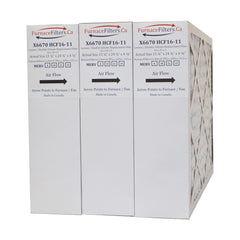 Clean Comfort 16x25 MERV 8 Replacement Part # AMP-11-1625-45. Actual Size Written on Filter 16" x 25" x 4.5" Actual Measured Size 15 3/4" x 24 3/4" x 4 3/8". Case of 3. Made By Furnace Filters.Ca