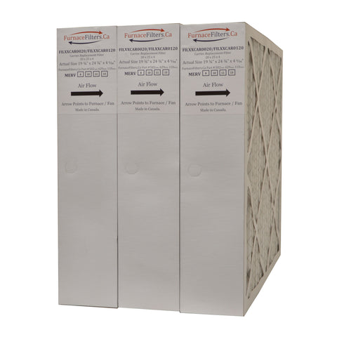 Carrier FILCCCAR0020 Furnace Filter Size 20 x 25 x 4 5/16" MERV 11. Case of 3