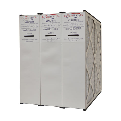 Generalaire 20x20x5 Part 4531 / 4556 MERV 10. Actual Size 20 3/4" x 19 3/4" x 4 15/16." Case of 3 Generic