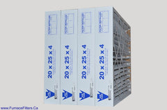 20x25x4 Furnace Filter MERV 11 Pleated Filters. Case of 4