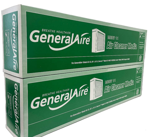 Generalaire 12758 Furnace Filter MERV 11 for AC-1, AC-3, AC-22. GFI 4001 Package of 2
