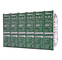 ReservePro 4541 Furnace Filter MERV 11, 16x25x5, Replaces Part # 4511 MERV 10. Actual Size 15 5/8" x 24 1/4" x 4 15/16." Case of 6