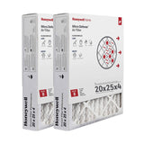 Honeywell 20x25x4 Electronic Air Cleaners Retrofit to 20x25 Media Air Cleaner. Part # CF100A1025/U, 20x25x4 - MERV 8. Package of 2