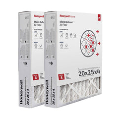 Honeywell 20x25x4 Electronic Air Cleaners Retrofit to 20x25 Media Air Cleaner. Part # CF100A1025/U, 20x25x4 - MERV 8. Package of 2