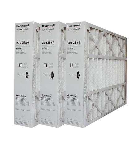 Honeywell 20x25x4 Furnace Filter Model # FC100A1037 MERV 11 - Genuine OEM Product. Actual Size 19 15/16" x 24 7/8" x 4 3/8" Case of 3