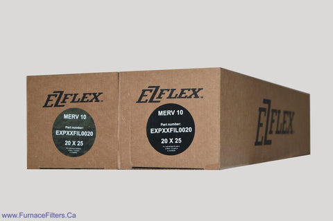 Carrier EXPXXFIL0020 Furnace Filter MERV 10. Package of 2