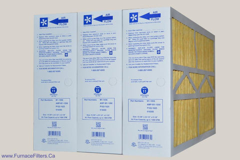 M1-1056 MERV 11 OEM Filter for Model CMF1625. Actual Size 15 3/8 x 25 1/2 x 5 1/4. Case of 3