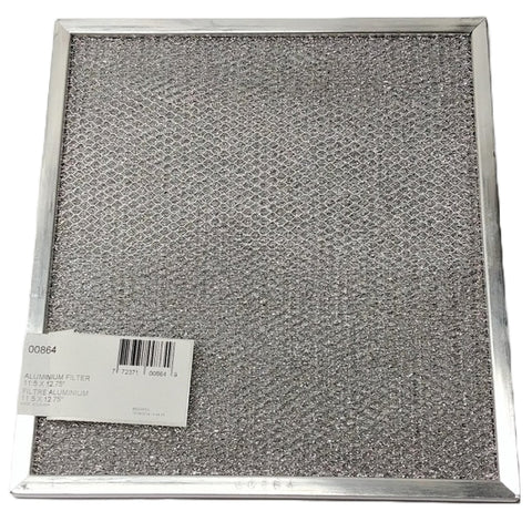 Venmar / VanEE Part # 00864 HRV Air Exchanger Aluminum Filter - Size : 12-3/4 x 11-1/2 x 3/8 Inches - Sold in singles