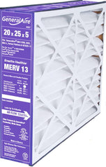 Generalaire 4557 Furnace Filter 20x25x5 MERV 13 for MAC 2000. Actual Size 19 5/8" x 24 3/16" x 4 15/16." - Pack of 1)