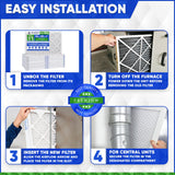 16x20x1 Furnace Filter - MERV 13 Pleated Filters. Case of 12