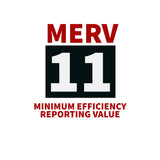 Clean Comfort 16x25 MERV 11 Part # AMP-11-1625-45. Actual Size Written on Filter 16" x 25" x 4.5" Actual Measured Size 15 3/4" x 24 3/4" x 4 3/8". Case of 5
