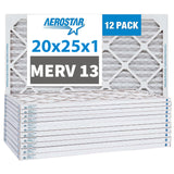 Aerostar 20x25x1 Furnace Filter MERV 13 Pleated Filters