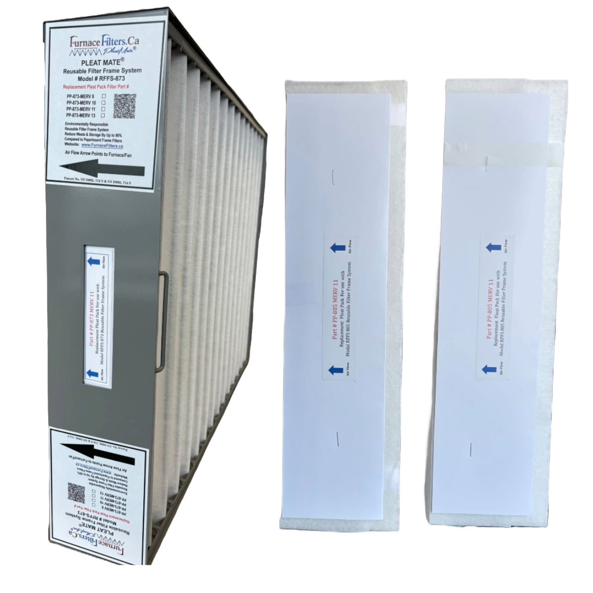 20 x 25 x 4 3/8 Reusable Filter Frame System Kit. Includes Lifetime Re Alberta.FurnaceFilters.Ca