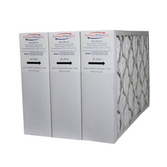 White Rodgers 16x26x5 Furnace Filter Actual Size 16 1/4" x 26" x 5" MERV 10. Case of 3