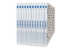 14x25x1 Furnace Filter MERV 8 Pleated Filters. Case of 12