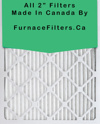 18x25x2 Furnace Filter MERV 8 Pleated Filters. Case of 12