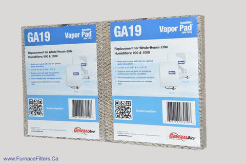 Generalaire 900 & 1000 Part # GA 19 for Elite Humidifier Model 900 & 1000. Package of 2