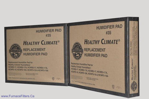 Lennox X2661 Humidifier Pad # 35. Healthy Climate Solutions HCWB2-17. Package of 2