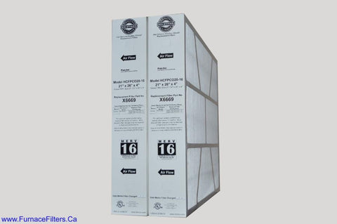 Lennox X6669 Furnace Filter 21x26x4 Healthy Climate MERV 16 for Model HCFPCO20-16, 21" x 26" x 4." Package of 2