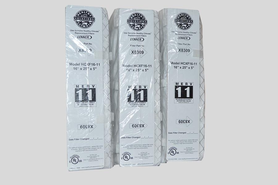 Lennox X8309 Furnace Filter 16x25x5 Healthy Climate MERV 11 Expandable